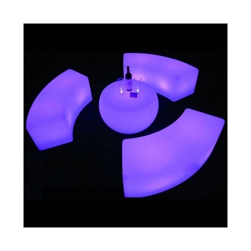 Sofa LED modulara, iluminata RGB,